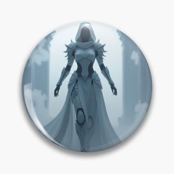 Item preview, Hooded Sentinel in Misty Ruins – mystic strength & poetic silence for lovers of surreal fantasy designed and sold by FotoworldEdel.