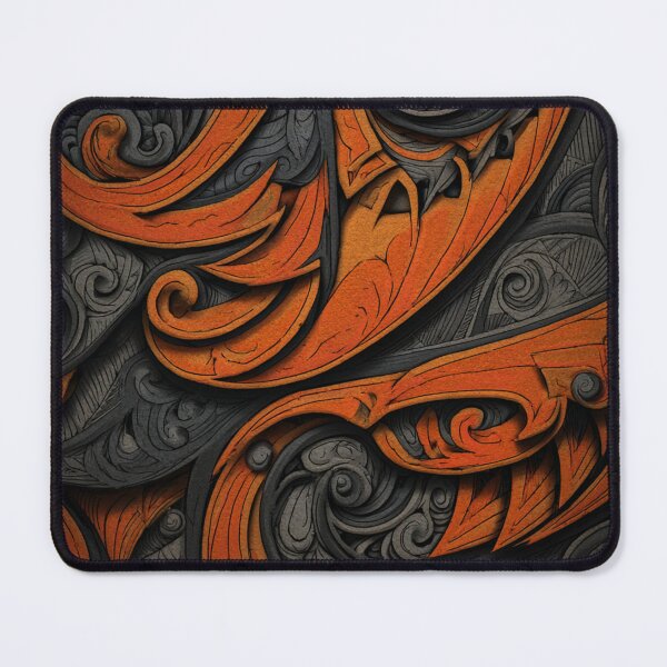 Item preview, New Zealand Māori Paua Pattern Koru Design 562 designed and sold by GrinGalore.