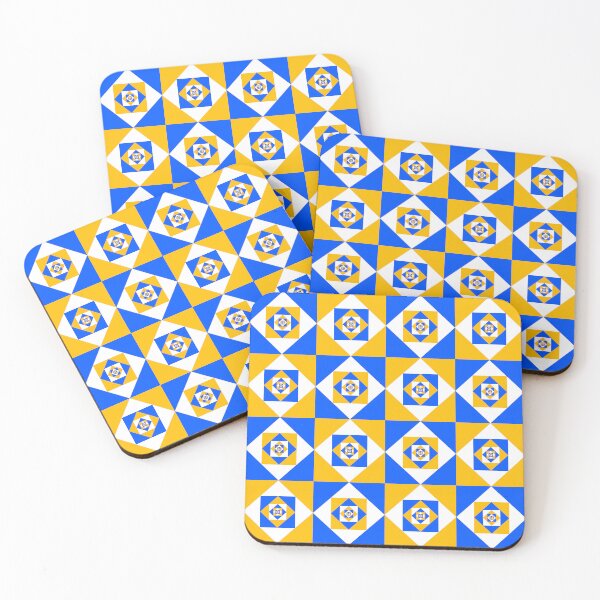 Item preview, Geometric Quilt: Hanukkah designed and sold by SarahJosArt.