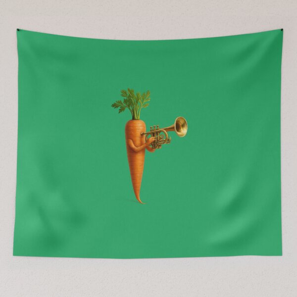 Item preview, funny veggie trumpetist Musician vibe designed and sold by Sarcastic designs.