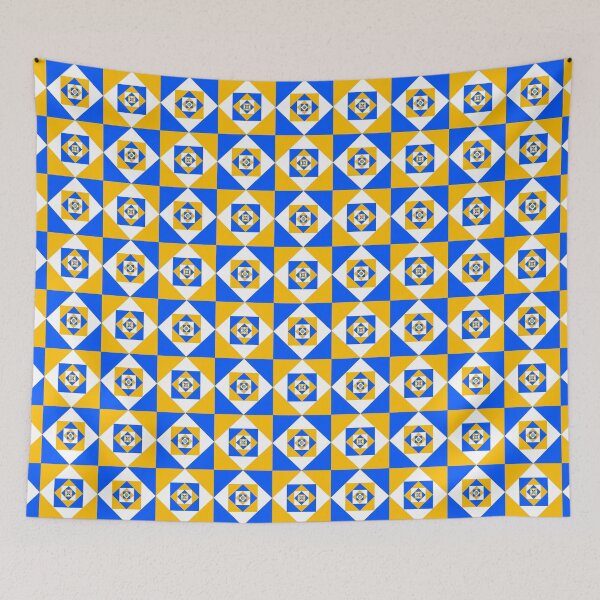 Item preview, Geometric Quilt: Hanukkah designed and sold by SarahJosArt.