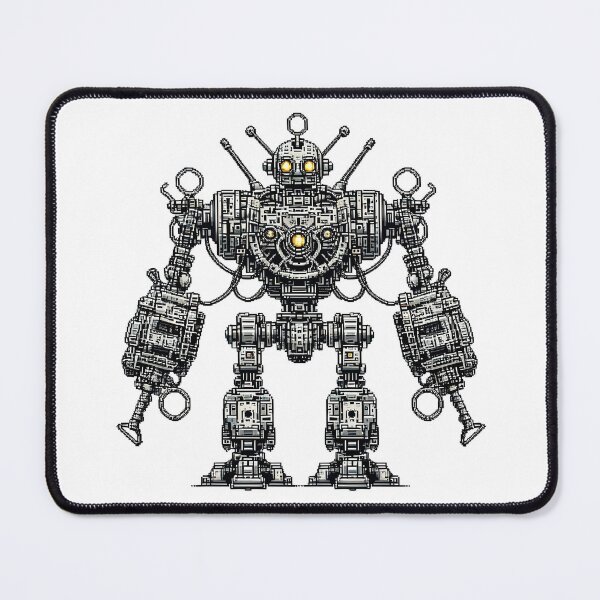 Item preview, Intricate Sci-Fi Robot Design with Industrial Details. designed and sold by The-T-In-Retro.