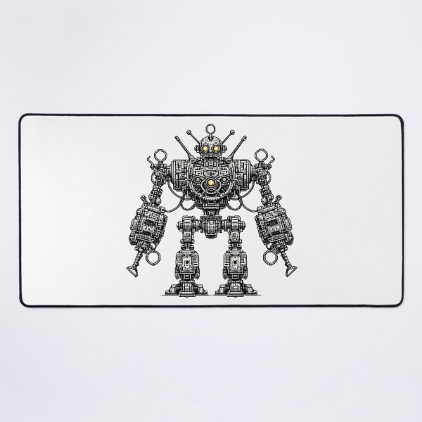 Item preview, Intricate Sci-Fi Robot Design with Industrial Details. designed and sold by The-T-In-Retro.