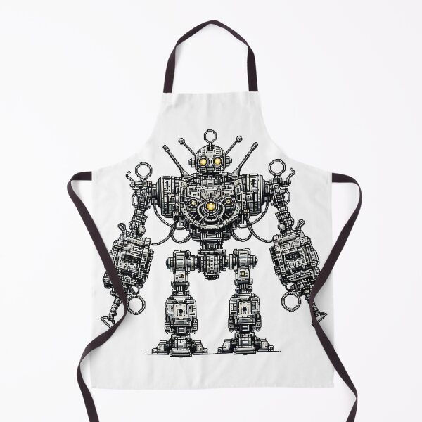 Item preview, Intricate Sci-Fi Robot Design with Industrial Details. designed and sold by The-T-In-Retro.