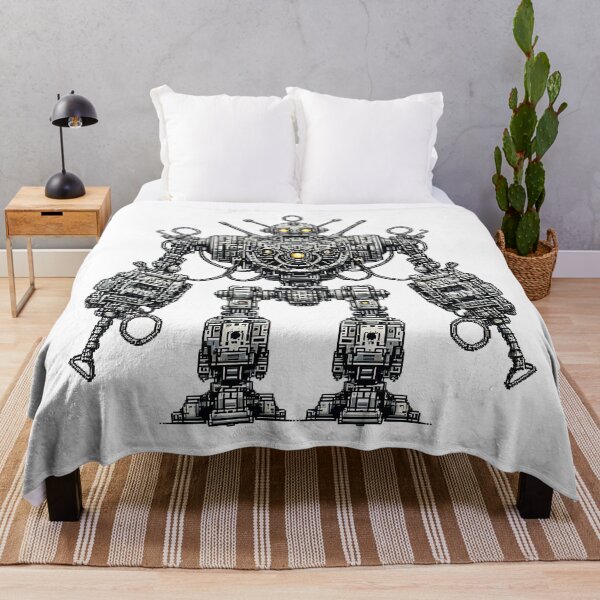 Item preview, Intricate Sci-Fi Robot Design with Industrial Details. designed and sold by The-T-In-Retro.