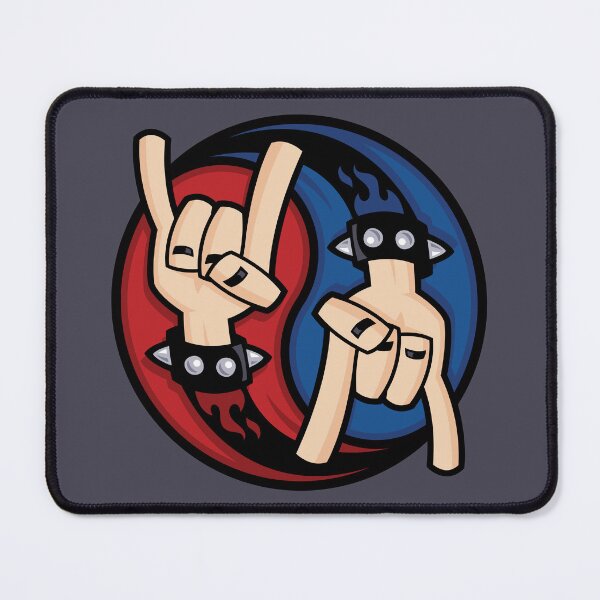 Item preview, Rock and Roll Devil Horns Yin Yang designed and sold by fizzgig.