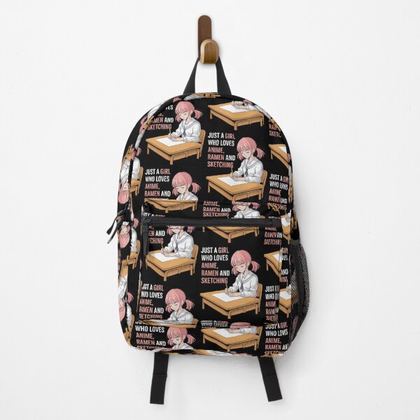 Item preview, Just A Girl Who Loves Anime Ramen And Sketching Japan Anime designed and sold by Gogetgiggles.