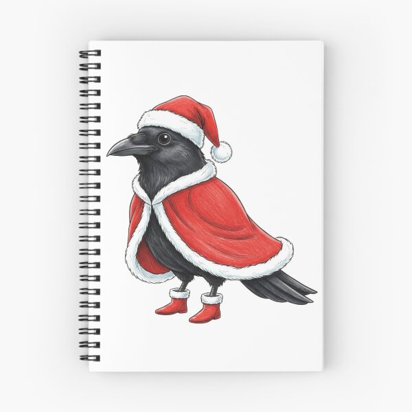 Item preview, Christmas Crow – Whimsical Santa Bird designed and sold by Rio77 Styles.