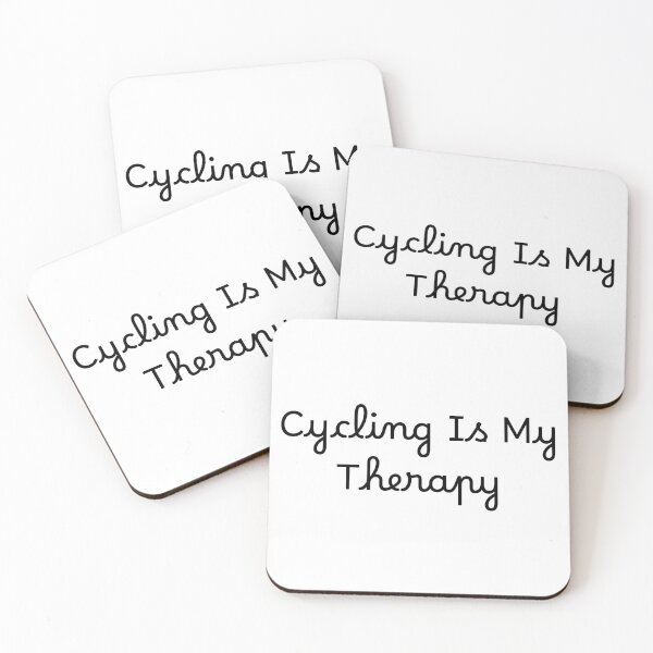 Item preview, Cycling Is My Therapy designed and sold by Ninjacatoff.