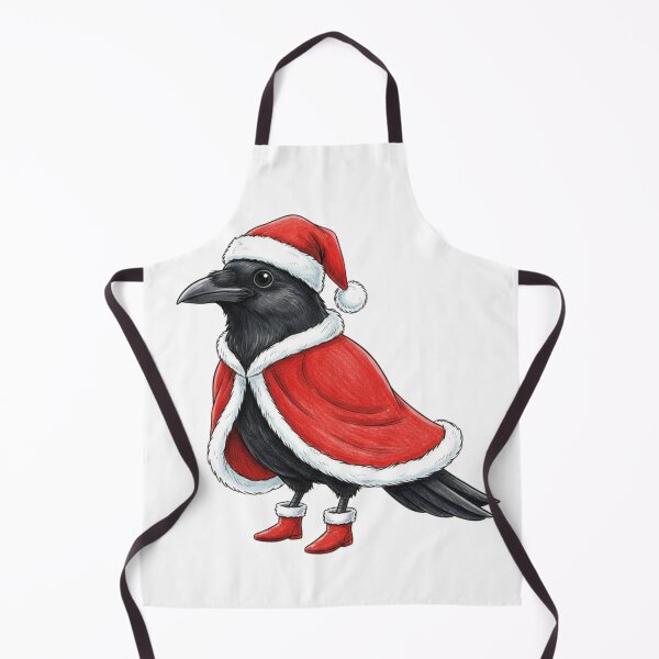 Item preview, Christmas Crow – Whimsical Santa Bird designed and sold by Rio77 Styles.