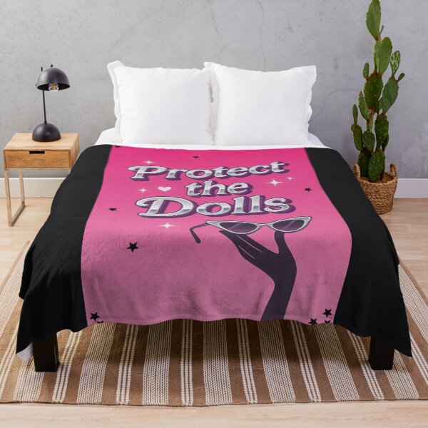 Item preview, Protect the Dolls – Barbiecore Chrome Glam Tee Design designed and sold by abaddonmystery.