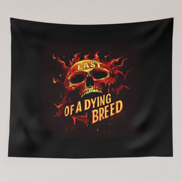 Item preview, Last of a Dying Breed – Skull and Flames designed and sold by dppjgjlo11.