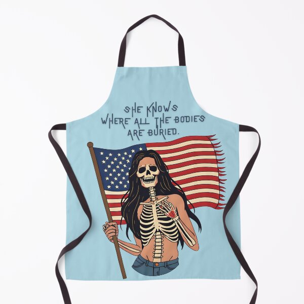 Item preview, She knows where all the bodies are buried designed and sold by Knock on my door.
