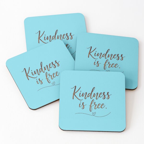 Item preview, Kindness Is Free – Minimalist Inspirational Quote Design designed and sold by Chroma Dreams .