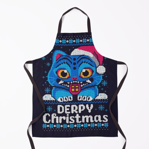 Item preview, Derpy demon tiger ugly christmas sweater designed and sold by NemiMakeit.