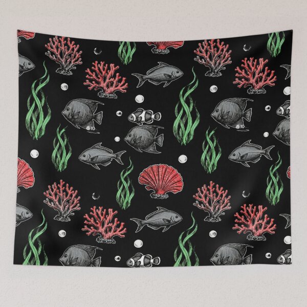Item preview, Marine Life Collection Illustration designed and sold by LuckCraftStudio.