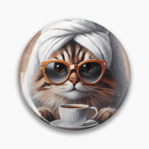 Item preview, Cat Morning Coffee designed and sold by Visual Nomad Club.