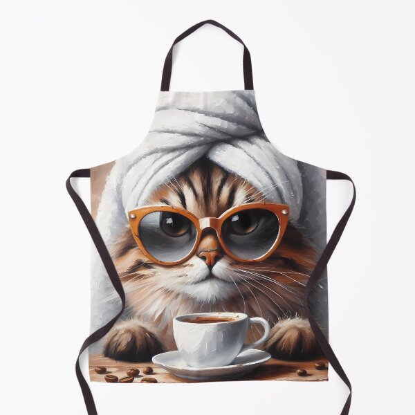 Item preview, Cat Morning Coffee designed and sold by Visual Nomad Club.