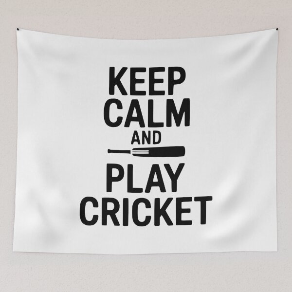 Item preview, Keep Calm and Play Cricket designed and sold by Frank Ring.