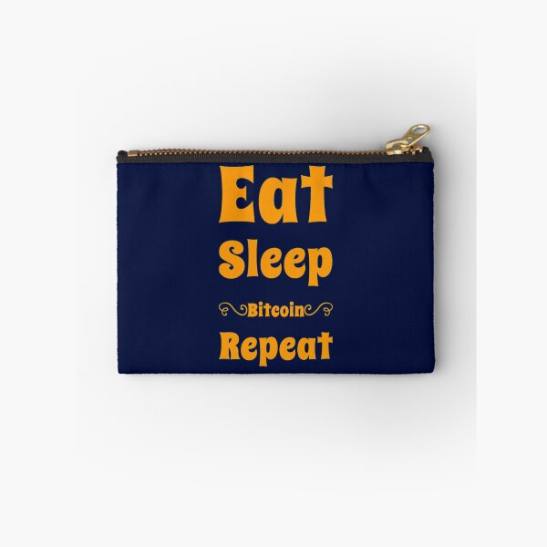 Item preview, Eat sleep Bitcoin repeat designed and sold by CaraLetitia.