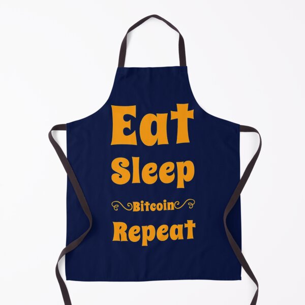 Item preview, Eat sleep Bitcoin repeat designed and sold by CaraLetitia.