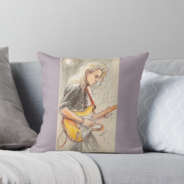 Item preview, Rock Guitarist Sketch: Bold Lines & Vibrant Hues By Merch, Limited Edition designed and sold by JERICHOALBERT2.