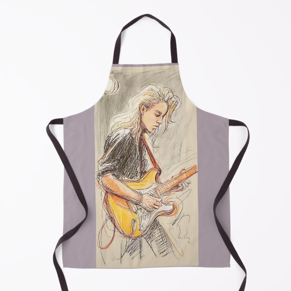Item preview, Rock Guitarist Sketch: Bold Lines & Vibrant Hues By Merch, Limited Edition designed and sold by JERICHOALBERT2.
