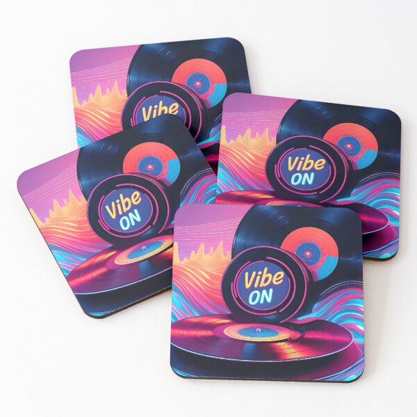 Item preview, "Retro Vinyl Explosion" designed and sold by Looloo Grafix.
