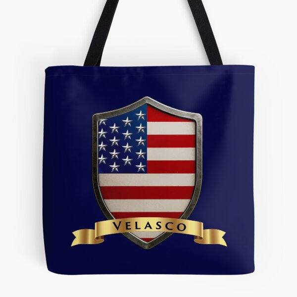 Item preview, Velasco Family USA Shield, Stars & Stripes Pride Crest designed and sold by Highlandkings.