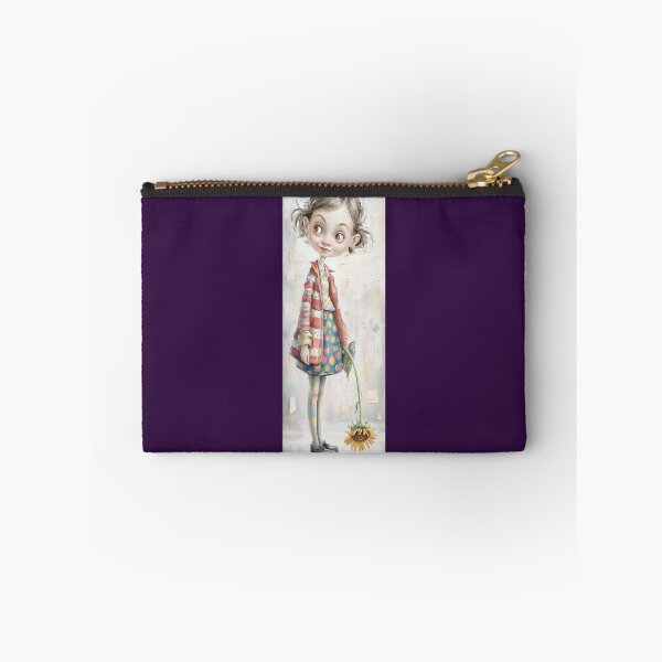Item preview, Whimsical Girl With Sunflower Art Print By Merch, Limited Edition designed and sold by JERICHOALBERT2.