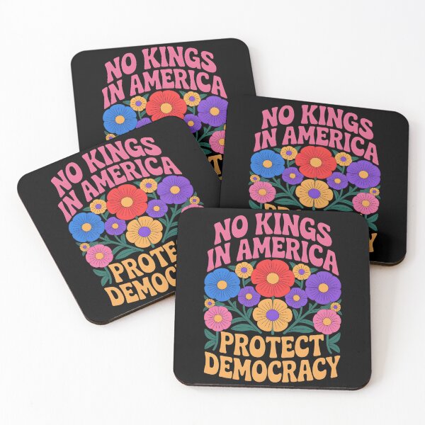 Item preview, No King in American Retro Boho Floral 70s Democracy Women designed and sold by BLZART.
