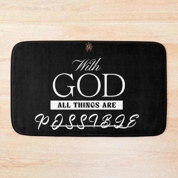 Item preview, With God all things are possible designed and sold by OriahForevermore Creations .