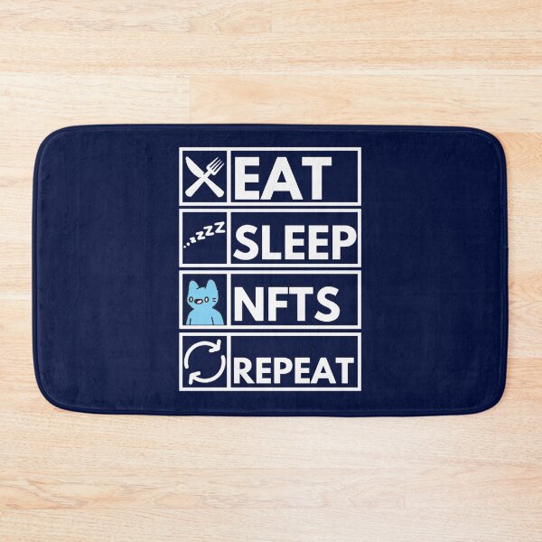 Item preview, Eat Sleep NFTs Repeat  designed and sold by CaraLetitia.