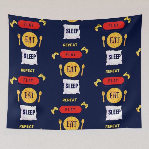 Item preview, Play, eat , sleep , repeat design  designed and sold by CaraLetitia.