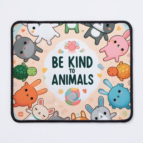 Item preview, Be Kind to Animals Cute Cartoon Animal Friends Design. designed and sold by The-T-In-Retro.
