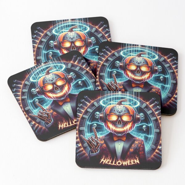 Item preview, Cyberpunk Pumpkin Skeleton Portal Glow designed and sold by Voodoo Store Paranormal Collections.