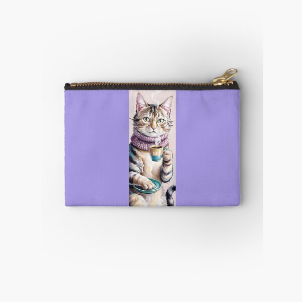 Item preview, Hipster Cat Sipping Coffee By Merch, Limited Edition designed and sold by JERICHOALBERT2.