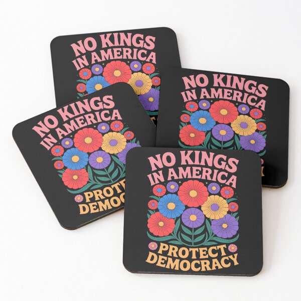 Item preview, No King in American Retro Boho Floral 70s Democracy Women designed and sold by BLZART.