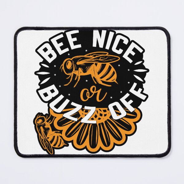 Item preview, Bee Nice or Buzz Off – Funny Bee Quote T-Shirt designed and sold by AgnieszkaTees.