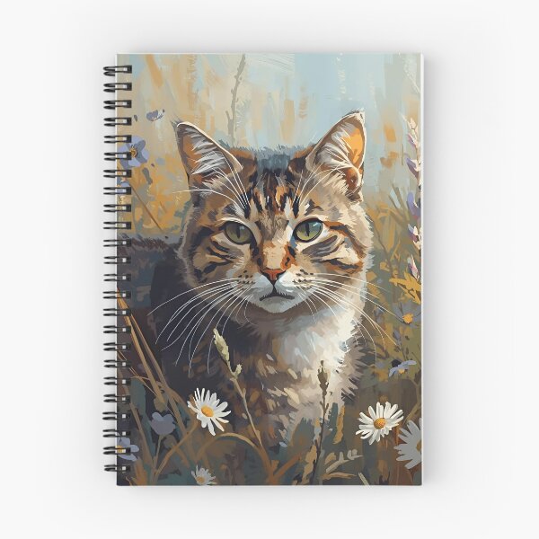 Item preview, Tabby Cat in Grass Autumn Colours designed and sold by JulieSouster.
