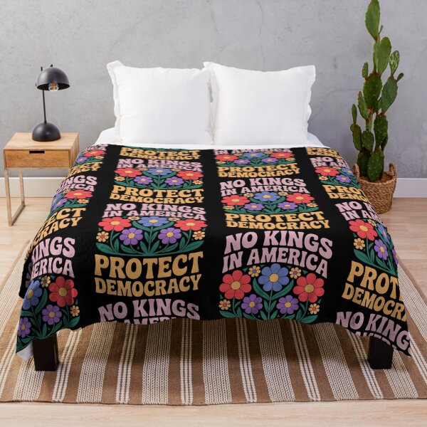 Item preview, No King in American Retro Boho Floral 70s Democracy Women designed and sold by BLZART.