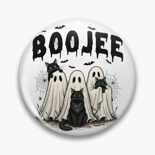 Item preview, BOOJEE Ghosts with cats designed and sold by EdgeDrip.