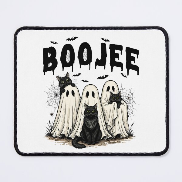 Item preview, BOOJEE Ghosts with cats designed and sold by EdgeDrip.