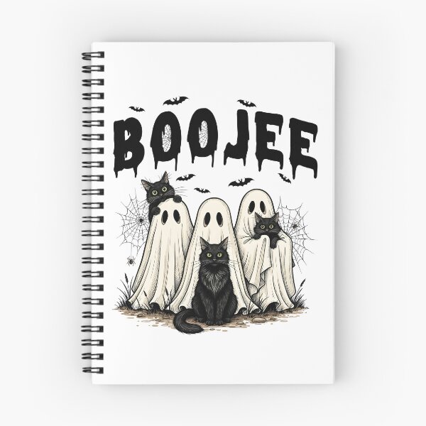 Item preview, BOOJEE Ghosts with cats designed and sold by EdgeDrip.