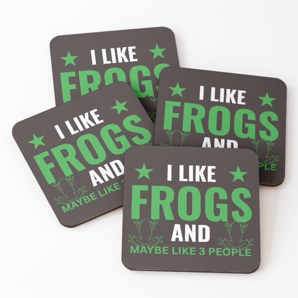 Item preview, I Like Frogs And Maybe 3 People, Funny designed and sold by faridman.
