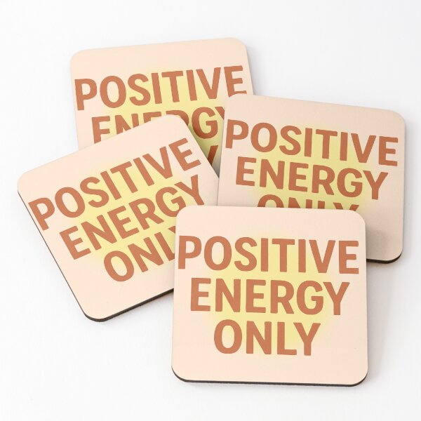 Item preview, Positive Energy Only – Modern Motivational Design designed and sold by Amr Darwish Graphic designer.