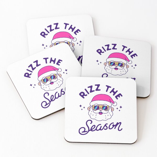 Item preview, Rizz the Season - Gen Z Santa with Retro Sunglasses - Cool Funny Christmas Rizz designed and sold by Brogress Project.