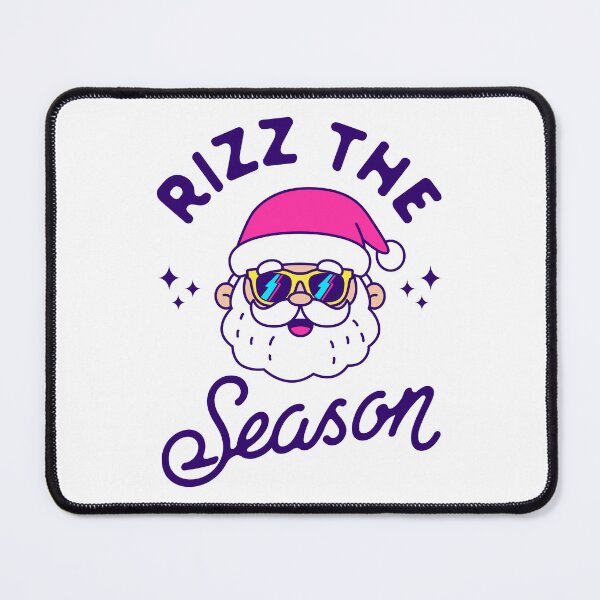 Item preview, Rizz the Season - Gen Z Santa with Retro Sunglasses - Cool Funny Christmas Rizz designed and sold by Brogress Project.