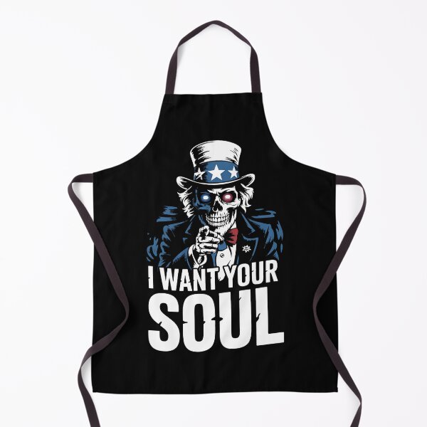 Item preview, I Want Your Soul – Skeleton Sam Creepy Halloween Horror Art designed and sold by BakeryDozen.