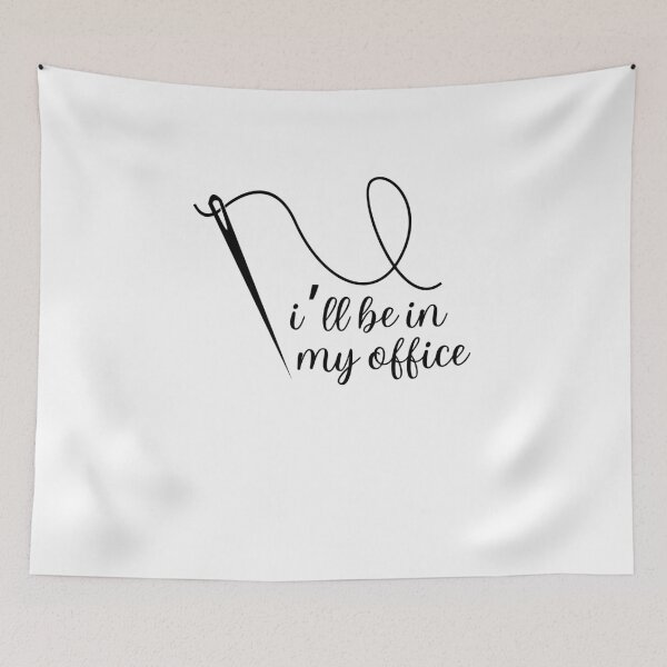 Item preview, Funny Sewing I'll Be in my Office Quilters Fabric Lovers Gift designed and sold by MouDantArts.